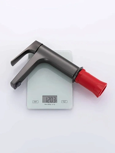 Смеситель для раковины Raglo R07.10.09 монолитный, графит Смеситель для раковины Raglo R07.10.09 монолитный, графит