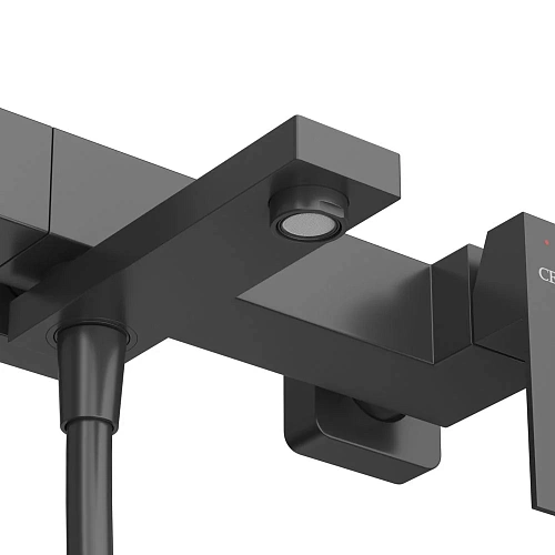 Смеситель для ванны CEZARES SLIDER-VD-NOP с ручным душем, шлангом и держателем, черный матовый Смеситель для ванны CEZARES SLIDER-VD-NOP с ручным душем, шлангом и держателем, черный матовый