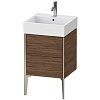 Картинка анонса товара «тумба под раковину duravit xviu xv45330b121 напольная 48 см орех темный»