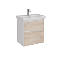 Тумба под раковину Lemark COMBI 70 см подвесная/напольная, дуб кантри/белый LM03C70T-dub Тумба под раковину Lemark COMBI 70 см подвесная/напольная, дуб кантри/белый LM03C70T-dub