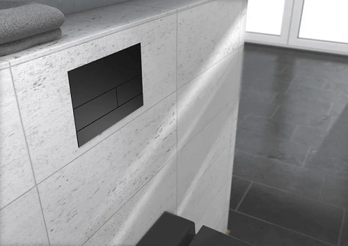 Клавиша смыва TECE TECEsquare 9240846 PVD Brushed Black Chrome с покрытием против отпечатков пальцев Клавиша смыва TECE TECEsquare 9240846 PVD Brushed Black Chrome с покрытием против отпечатков пальцев