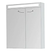 Зеркальный шкаф DREJA MAX, 70 см, 2 дверцы, 4 стеклянные полки, белый глянец 77.9007W Зеркальный шкаф DREJA MAX, 70 см, 2 дверцы, 4 стеклянные полки, белый глянец 77.9007W