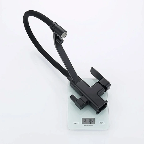 Смеситель для кухни Raglo R85.62.06 с гибким изливом с подключением к фильтру, черный Смеситель для кухни Raglo R85.62.06 с гибким изливом с подключением к фильтру, черный