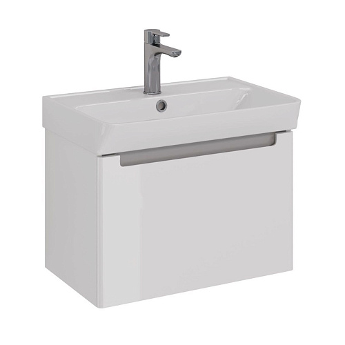 Тумба под раковину Lemark BUNO MINI, 60 см подвесная, серый/белый LM05BM60T Тумба под раковину Lemark BUNO MINI, 60 см подвесная, серый/белый LM05BM60T