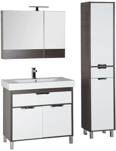 Комплект мебели Aquanet Гретта 90 венге (камерино) 00172720 Комплект мебели Aquanet Гретта 90 венге (камерино) 00172720