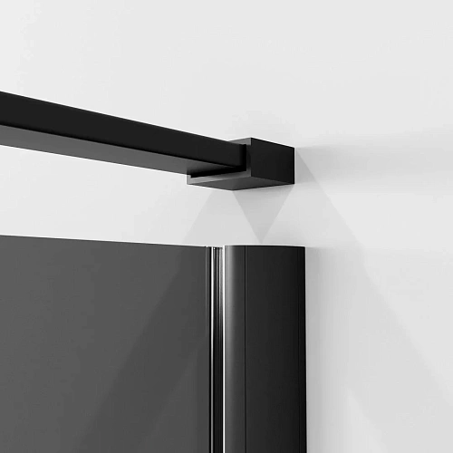 Душевой уголок Niagara Nova NG-2832-34BLACK (100x100x195) квадратная, распашнаячерный матовый, стекло тониров Душевой уголок Niagara Nova NG-2832-34BLACK (100x100x195) квадратная, распашнаячерный матовый, стекло тониров