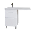 Тумба под раковину GROSSMAN ВИЛАР-50 под стиральную машину белая (ум. Камилла-110) напольная 125011 Тумба под раковину GROSSMAN ВИЛАР-50 под стиральную машину белая (ум. Камилла-110) напольная 125011