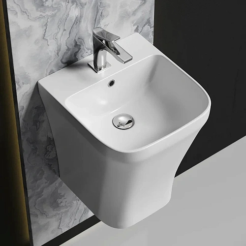 Раковина Ceramica Nova DION CN6067 белый моноблок Раковина Ceramica Nova DION CN6067 белый моноблок