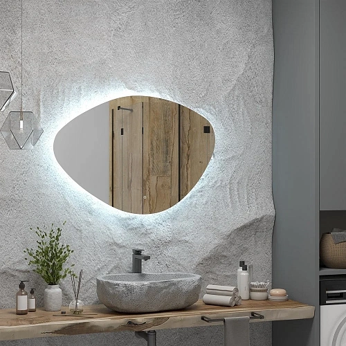 Зеркало Taliente Zled-A с LED-подсветкой, 100x70см, асимметричное TA-Zled-A10070 Зеркало Taliente Zled-A с LED-подсветкой, 100x70см, асимметричное TA-Zled-A10070