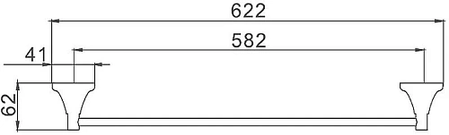Полотенцедержатель Haiba HB8501 Полотенцедержатель Haiba HB8501