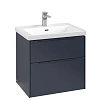 Тумба под раковину Villeroy &amp; Boch Subway 3.0 с подсветкой Marine Blue / Marine Blue C576L2VQ