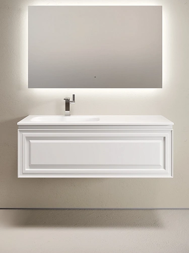 Тумба под раковину SANCOS Very VR120LW левая 1195х445х406 Bianco подвесная Тумба под раковину SANCOS Very VR120LW левая 1195х445х406 Bianco подвесная