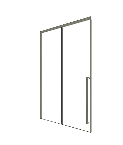 Душевая дверь Timo (T51R) TDSS-150/13C-8R, раздвижная 1500x2000, профиль никель, стекло прозрачное 8 мм Душевая дверь Timo (T51R) TDSS-150/13C-8R, раздвижная 1500x2000, профиль никель, стекло прозрачное 8 мм