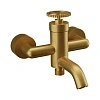 Смеситель для ванны Remer Chrono CH05BG, золото брашированное