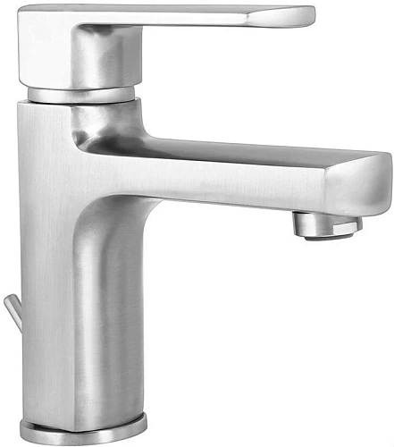 Смеситель для раковины Paini Ovo 86PA211 с донным клапаном 1”1/4, сталь PVD 86PA2112SKM Смеситель для раковины Paini Ovo 86PA211 с донным клапаном 1”1/4, сталь PVD 86PA2112SKM