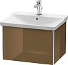 Тумба под раковину Duravit XSquare XS408006161 подвесная 61 см Коричнево-оливковый глянцевый