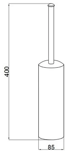 Ершик для унитаза Boheme MURANO 10908-C CHROME Ершик для унитаза Boheme MURANO 10908-C CHROME