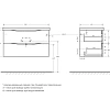 Тумба под раковину BelBagno MARINO-CER-900-2C-SO-BO-P Bianco Opaco подвесная 868x438 Тумба под раковину BelBagno MARINO-CER-900-2C-SO-BO-P Bianco Opaco подвесная 868x438