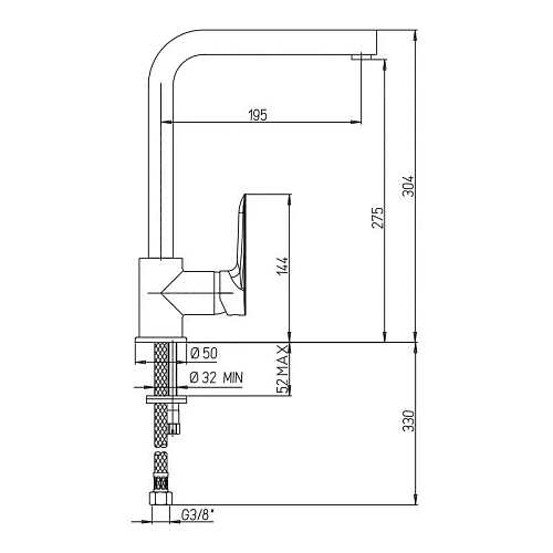 Крючок Paini Morgana 73CR011 Крючок Paini Morgana 73CR011