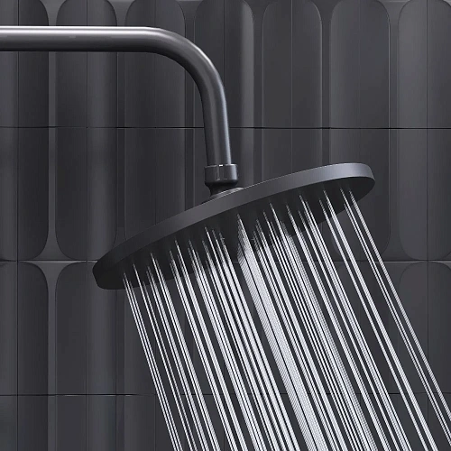 Верхний душ Damixa Jupiter 977050300 круг, черный Верхний душ Damixa Jupiter 977050300 круг, черный