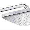 Верхний душ GROHE Tempesta CUBE 250, квадратный (низ-хром, верх-белый) + Душевой кронштейн 380 мм, х 26687000 Верхний душ GROHE Tempesta CUBE 250, квадратный (низ-хром, верх-белый) + Душевой кронштейн 380 мм, х 26687000
