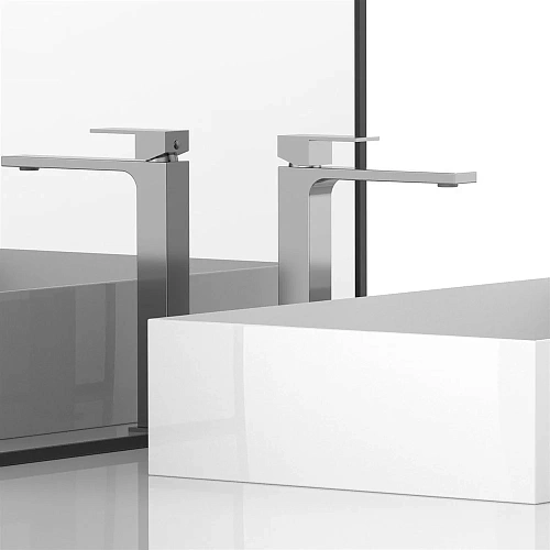 Смеситель для раковины Vincea Cube VBF-1C02CH хром Смеситель для раковины Vincea Cube VBF-1C02CH хром