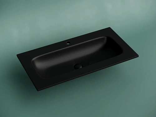 Раковина Ceramica Nova Grace CN7019MB мебельная 910x457x137 с отверстием под смеситель черный матовый Раковина Ceramica Nova Grace CN7019MB мебельная 910x457x137 с отверстием под смеситель черный матовый