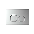 Клавиша смыва Aquatek KDI-0000058 BС хром матовый ободок хром Клавиша смыва Aquatek KDI-0000058 BС хром матовый ободок хром