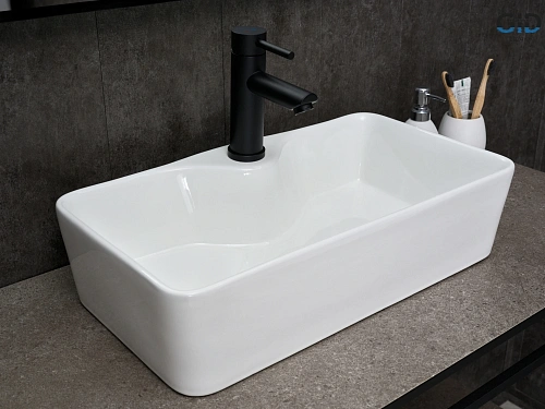 Раковина Gid N9092 51202 накладная белая 55x31x14 Раковина Gid N9092 51202 накладная белая 55x31x14