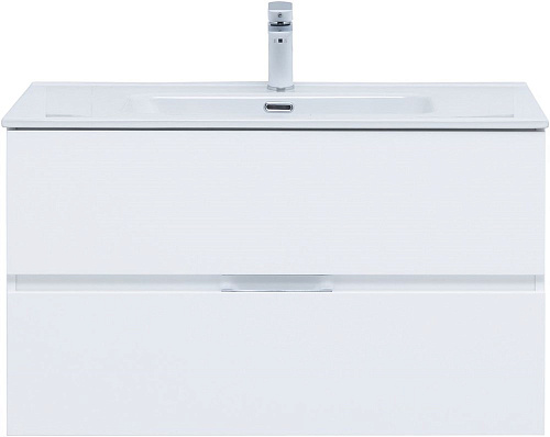 Тумба под раковину Aquanet Алвита New 90 2 ящика, белый матовый 00303920 Тумба под раковину Aquanet Алвита New 90 2 ящика, белый матовый 00303920