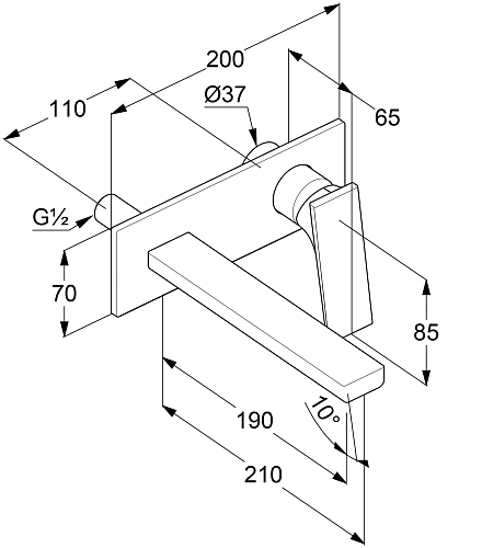 Смеситель для раковины Kludi DECUS 54244N075 брашированное золото Смеситель для раковины Kludi DECUS 54244N075 брашированное золото
