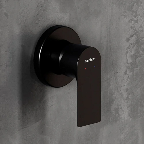 Смеситель для душа Damixa Apollo 477500300 встраиваемый черный Смеситель для душа Damixa Apollo 477500300 встраиваемый черный