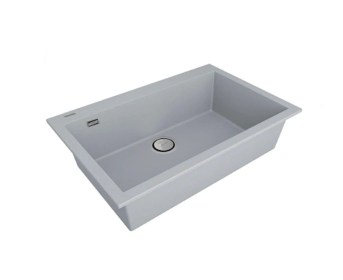 Кухонная мойка Paulmark DECORATION 76 PM937650-UGR, URBAN GREY, 760х500 мм Кухонная мойка Paulmark DECORATION 76 PM937650-UGR, URBAN GREY, 760х500 мм