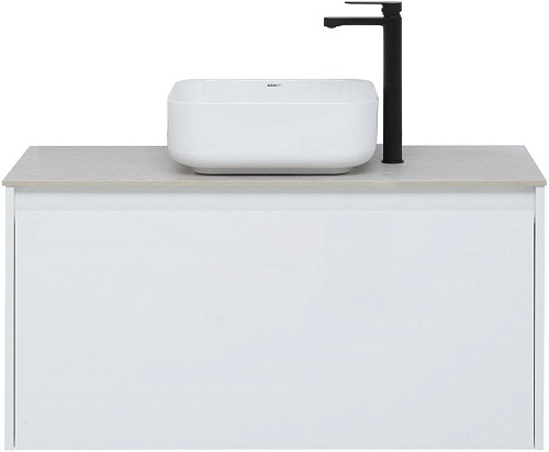 Тумба под раковину Aquanet Nova Lite 100 белый (1 ящик) 00242580 Тумба под раковину Aquanet Nova Lite 100 белый (1 ящик) 00242580