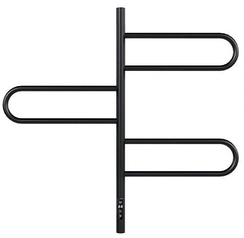 Полотенцесушитель электрический Vincea VTD-1R2CBE 44х80, черный, таймер Полотенцесушитель электрический Vincea VTD-1R2CBE 44х80, черный, таймер