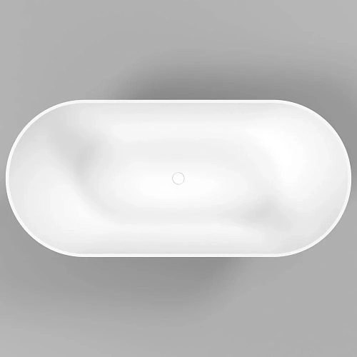 Ванна из искусственного камня WHITECROSS Coral A 165x75 (черный/белый мат) искусственный камень 0213 0213.165075.20100 Ванна из искусственного камня WHITECROSS Coral A 165x75 (черный/белый мат) искусственный камень 0213 0213.165075.20100