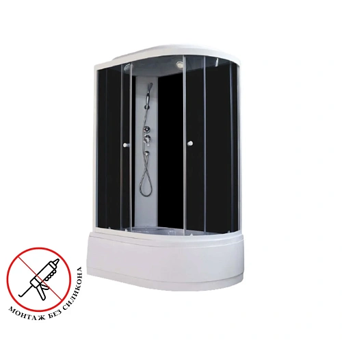 Душевая кабина Parly EC1221L 1200x800 профиль белый, стекло тонированное Душевая кабина Parly EC1221L 1200x800 профиль белый, стекло тонированное