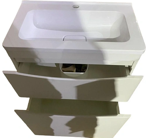 Тумба под раковину Style Line Бергамо мини 60 люкс PLUS белый СС-00002316 Тумба под раковину Style Line Бергамо мини 60 люкс PLUS белый СС-00002316