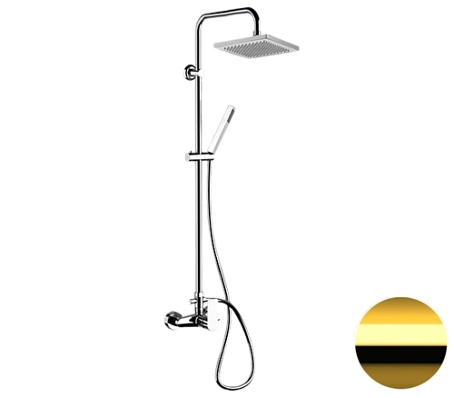 Душевая система Remer Energy EY37X7SS9SSDO, золото глянцевое Душевая система Remer Energy EY37X7SS9SSDO, золото глянцевое