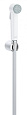 Детальная картинка товара «гигиеническая лейка grohe tempesta-f (27812il1) держатель, шланг 1250 мм, хром/белый»
