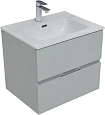 Тумба под раковину Aquanet Алвита New 60 2 ящика, серый 00277512 Тумба под раковину Aquanet Алвита New 60 2 ящика, серый 00277512