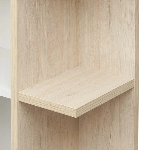 Шкаф-пенал Aquaton Сканди с зеркалом белый, дуб верона 1A253403SDB20 Шкаф-пенал Aquaton Сканди с зеркалом белый, дуб верона 1A253403SDB20