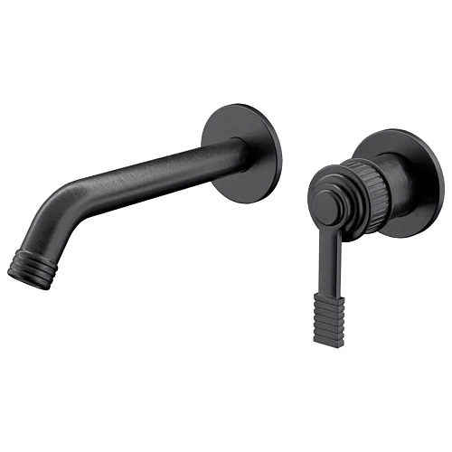 Смеситель для раковины Remer Atelier AL15PLWBCFP, черный брашированный хром Смеситель для раковины Remer Atelier AL15PLWBCFP, черный брашированный хром