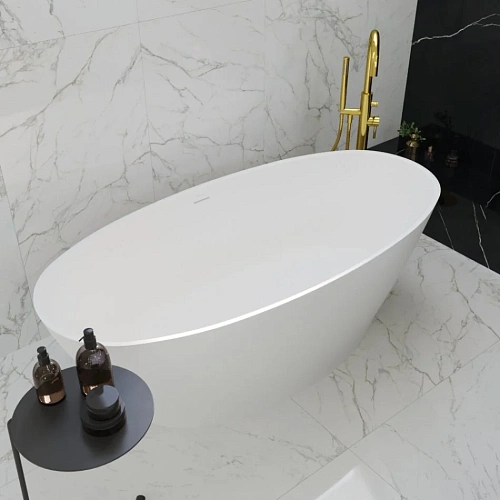 Ванна из искусственного камня WHITECROSS Glock 170x80 белый матовый Ванна из искусственного камня WHITECROSS Glock 170x80 белый матовый