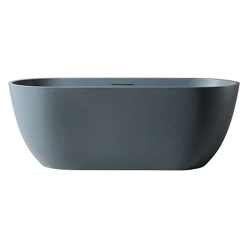 Ванна отдельностоящая ABBER AM9941G 170x75 универсальная, серый матовая, искусственный камень Ванна отдельностоящая ABBER AM9941G 170x75 универсальная, серый матовая, искусственный камень