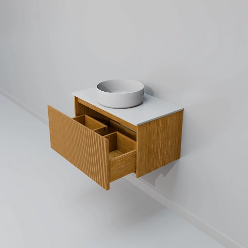 Тумба с раковиной ArtDecco Elizabeth 80 AEL08W11S300 белый дуб Тумба с раковиной ArtDecco Elizabeth 80 AEL08W11S300 белый дуб