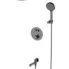 Душевая система Wonzon & Woghand с термостатом, встраиваемая, темный графит (WW-88929010-BGM) Душевая система Wonzon & Woghand с термостатом, встраиваемая, темный графит (WW-88929010-BGM)