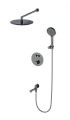 Душевая система Wonzon & Woghand с термостатом, встраиваемая, темный графит (WW-88929010-BGM) Душевая система Wonzon & Woghand с термостатом, встраиваемая, темный графит (WW-88929010-BGM)