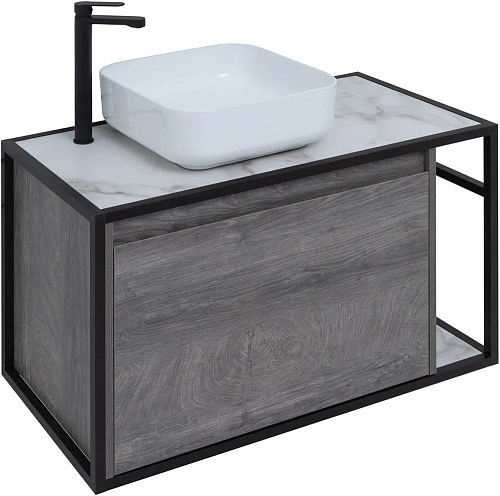 Тумба под раковину Aquanet Nova Lite Loft 90 L дуб рошелье 00261656 Тумба под раковину Aquanet Nova Lite Loft 90 L дуб рошелье 00261656