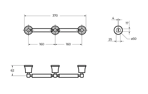 Держатель туалетной бумаги CEZARES LIBERTY CZR-F-8989A хром Держатель туалетной бумаги CEZARES LIBERTY CZR-F-8989A хром